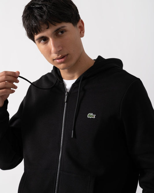 Mens Fleece Full-Zip Hoodie - Black 031