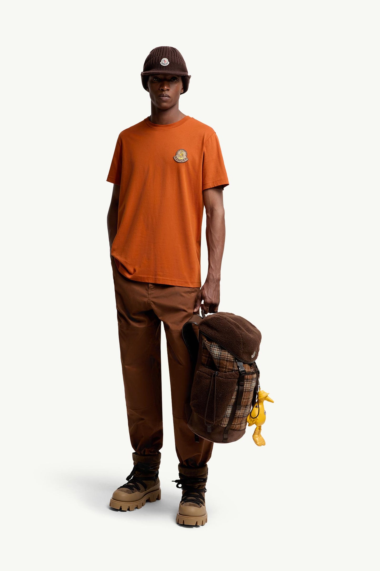 Mon Duck Logo Cotton T-Shirt