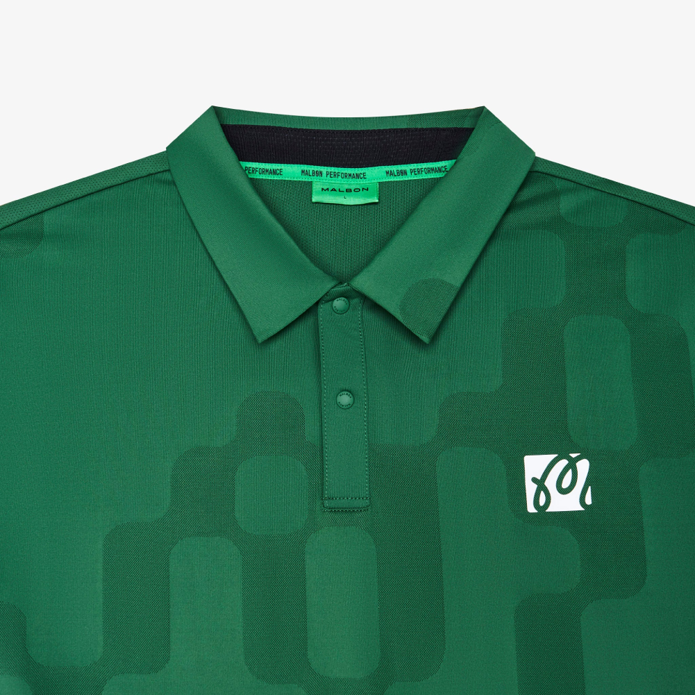 Men Performance Mesh Paneled Polo