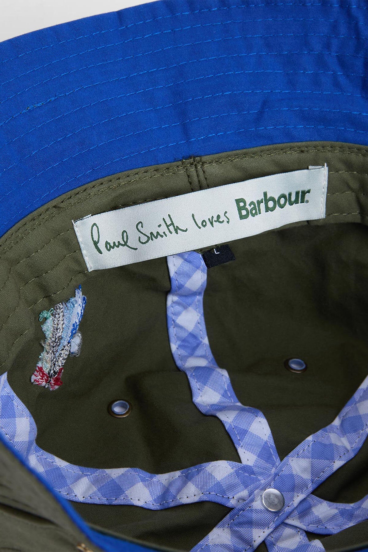 Paul Smith Loves Barbour Domed Bucket Hat