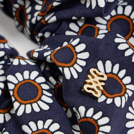 Floral scrunchie