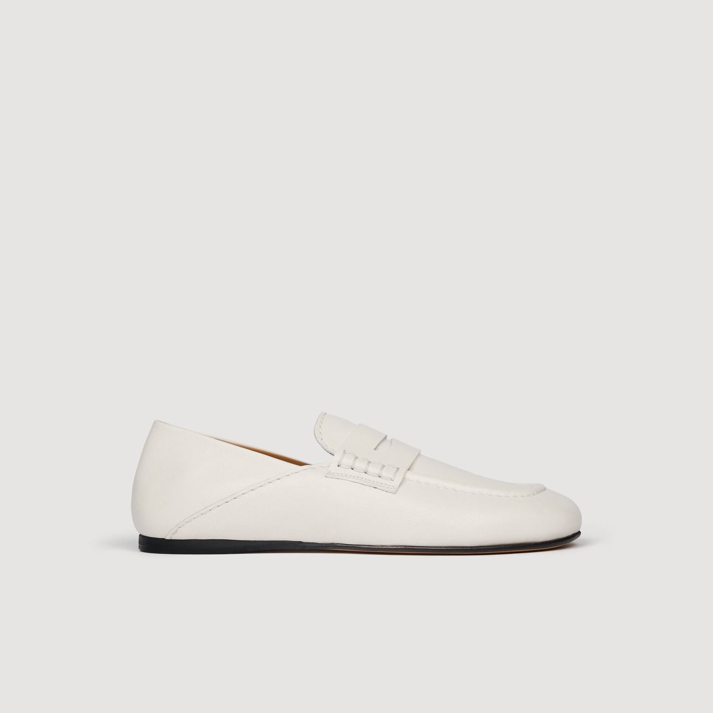 Leather loafers