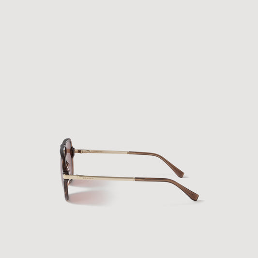 Lunettes de soleil m¨¦tal et ac¨¦tate