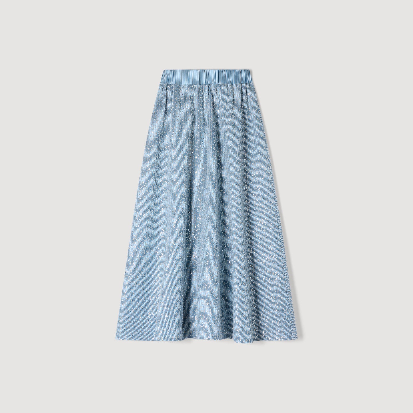 Long sequined skirt