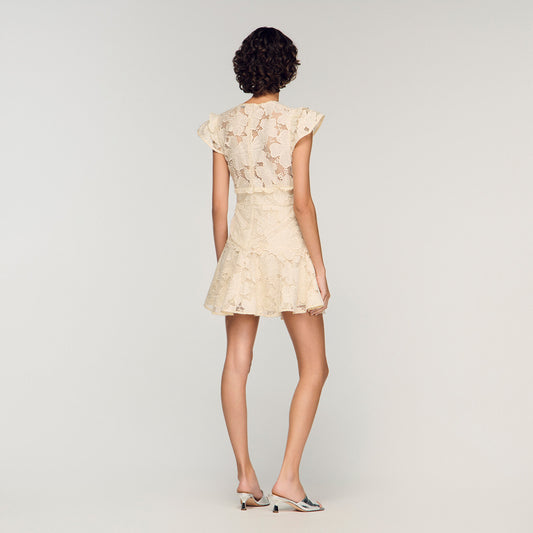 Short guipure dress