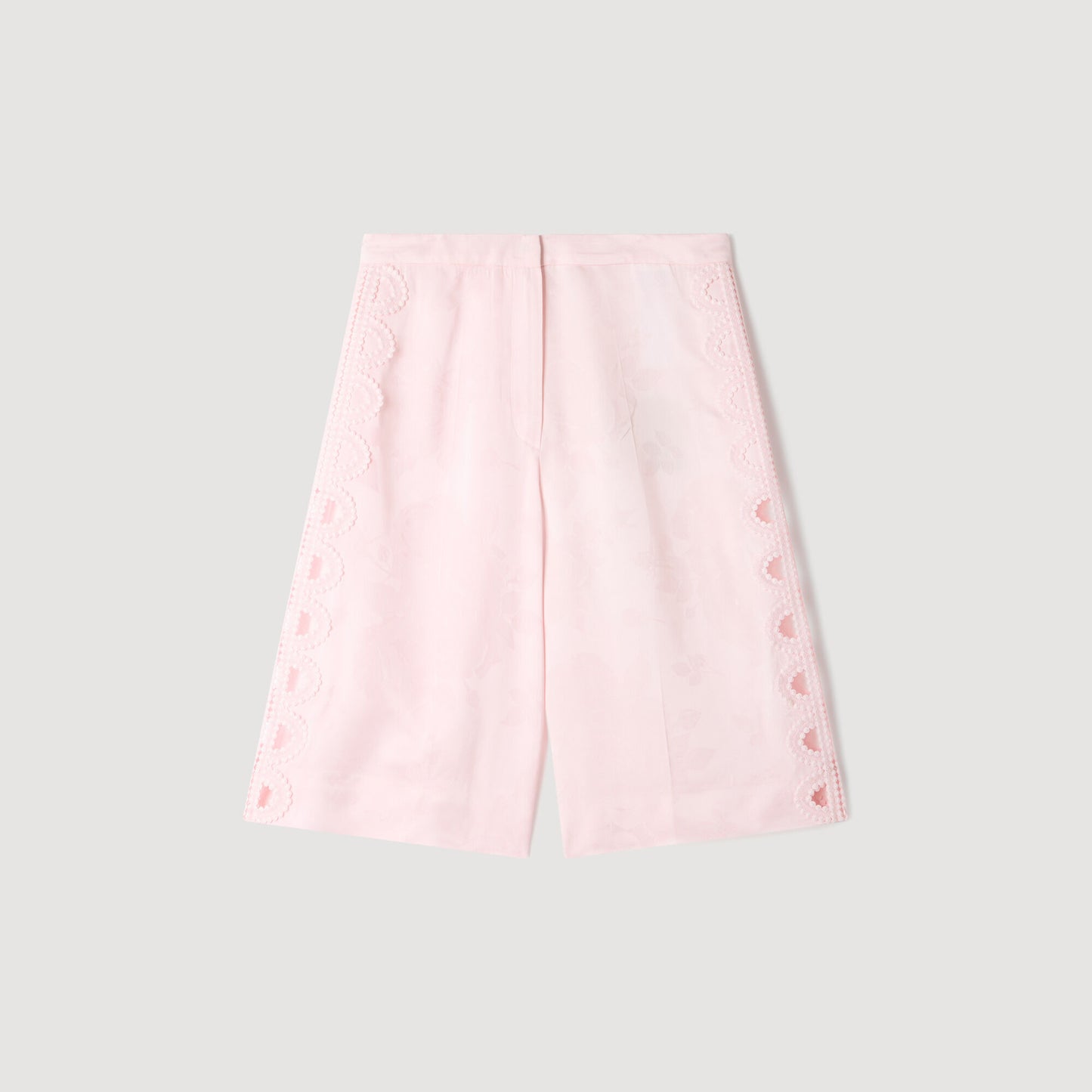 Floral jacquard Bermuda shorts