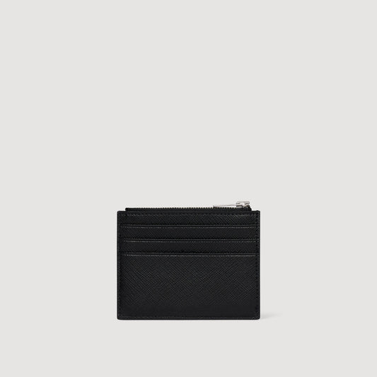 Reconstituted leather card holder