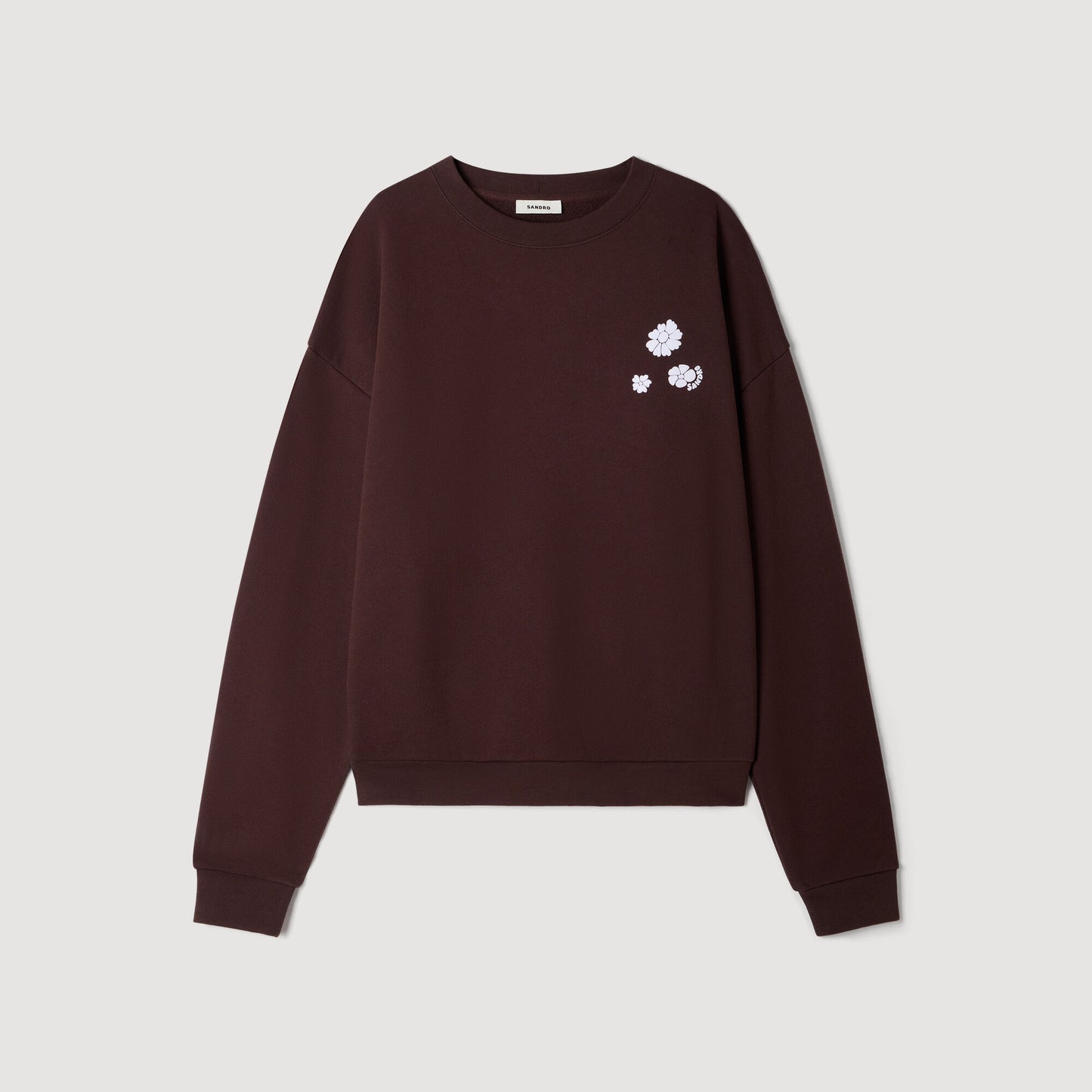 Oversized floral sweatshirt