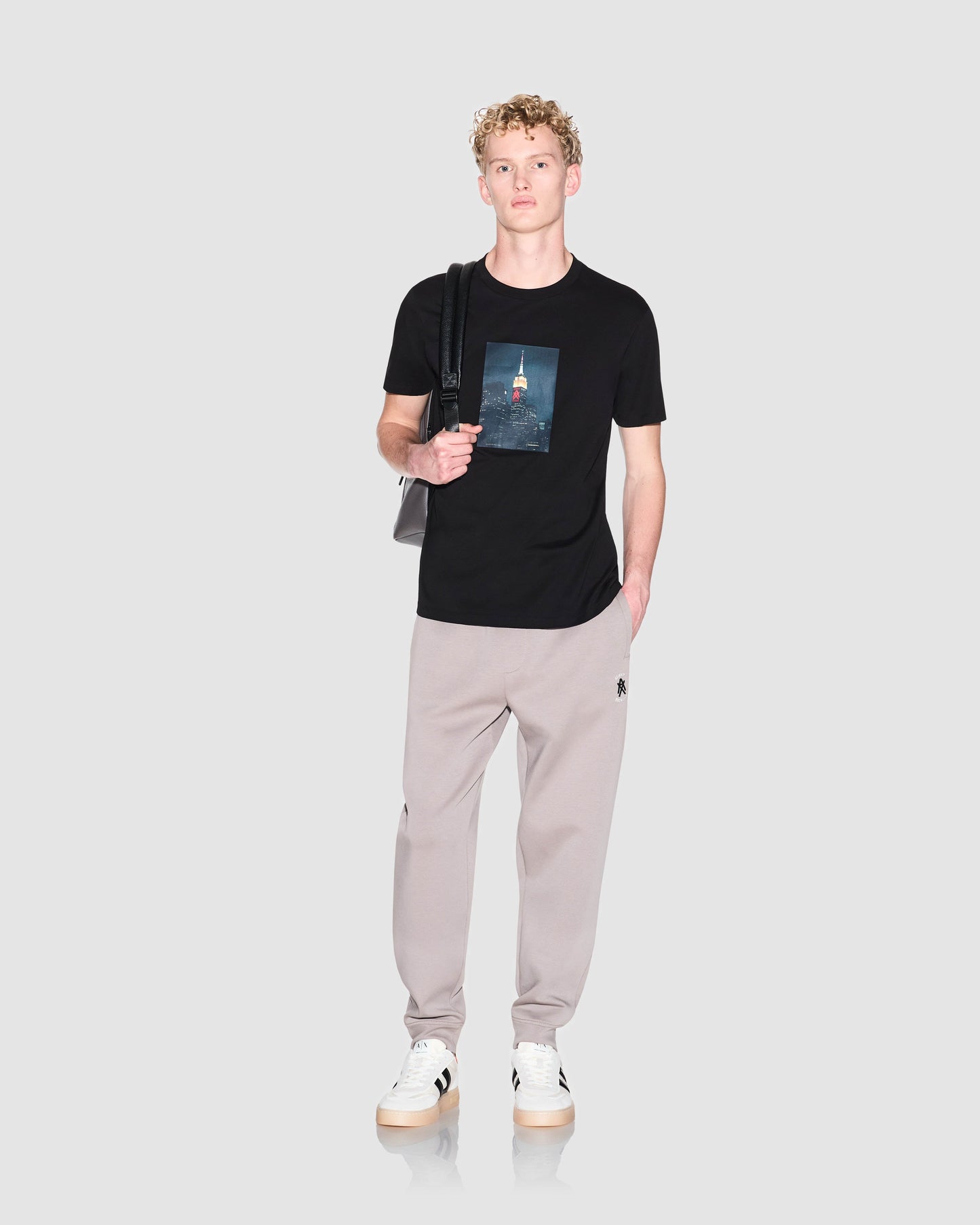 Mens Graphic Print T-Shirt - Black UC001