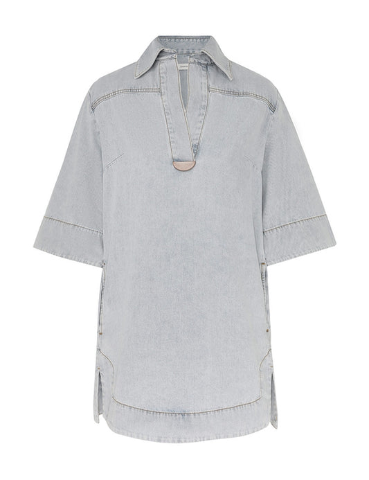 August Denim Tunic Dress