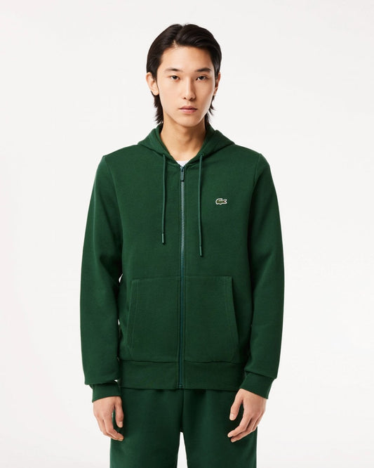 Mens Fleece Full-Zip Hoodie - Green 132