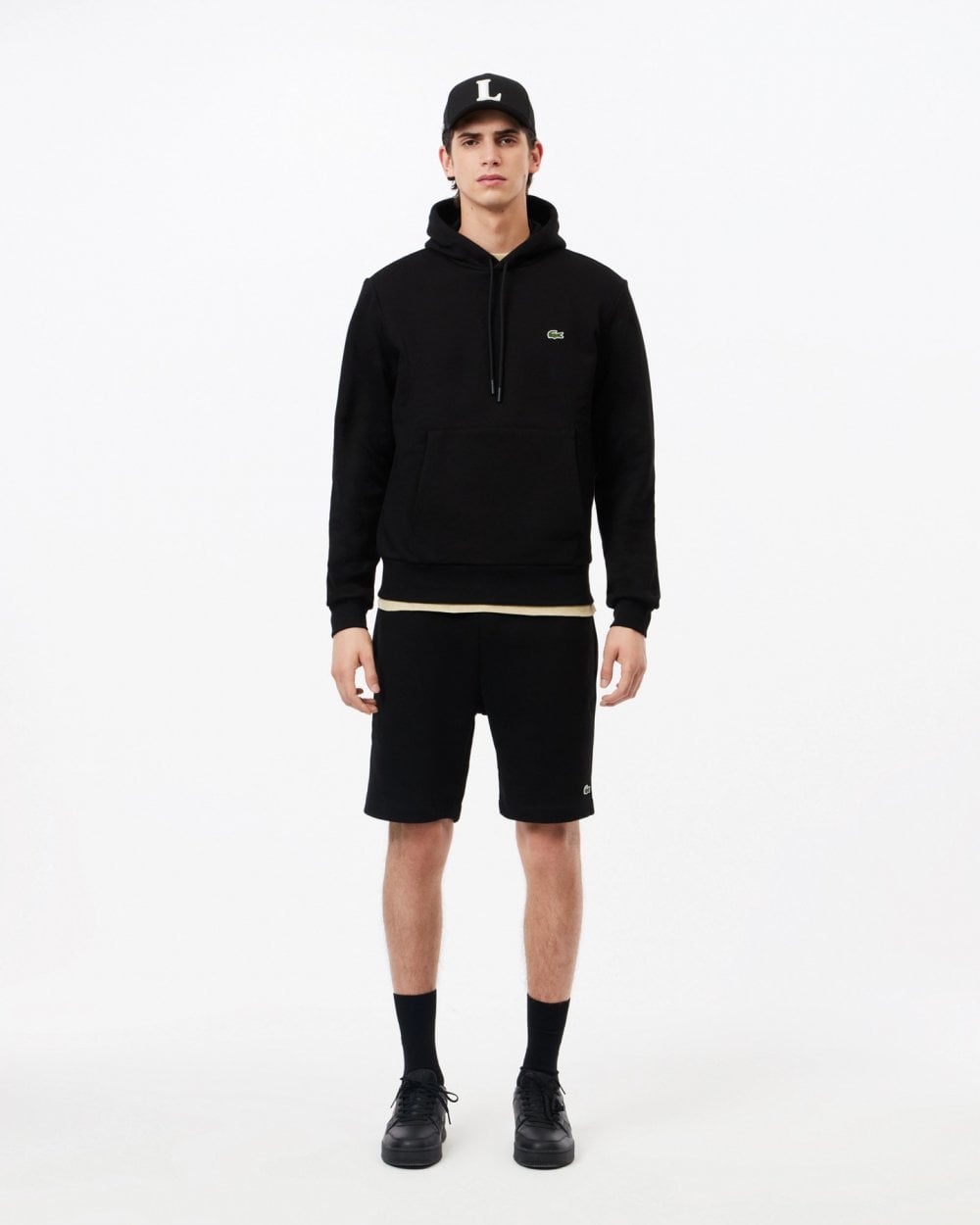 Mens Fleece Shorts - Black 031