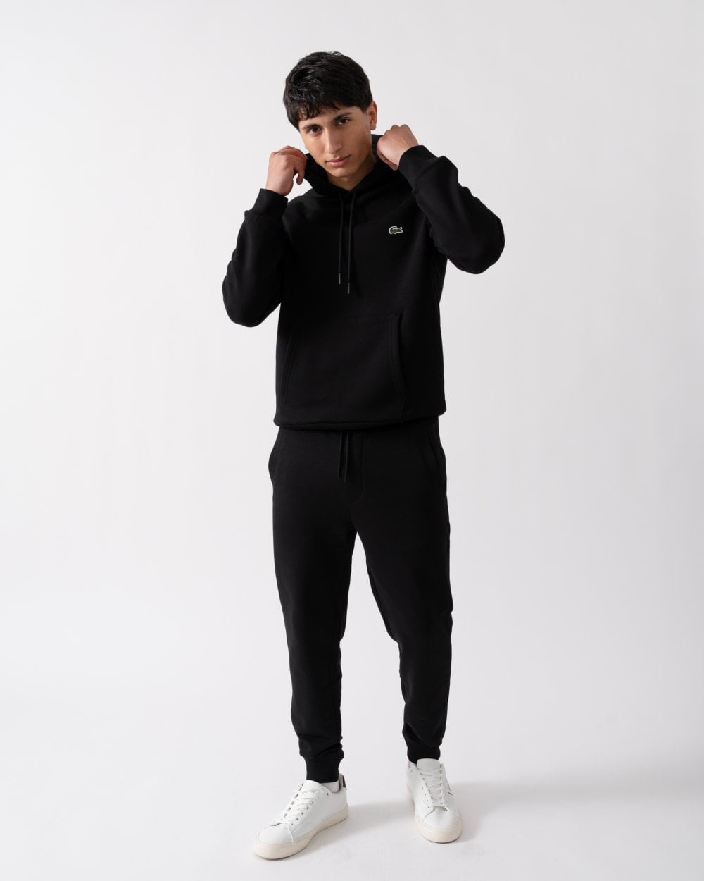 Mens Fleece Hoodie - Black 031