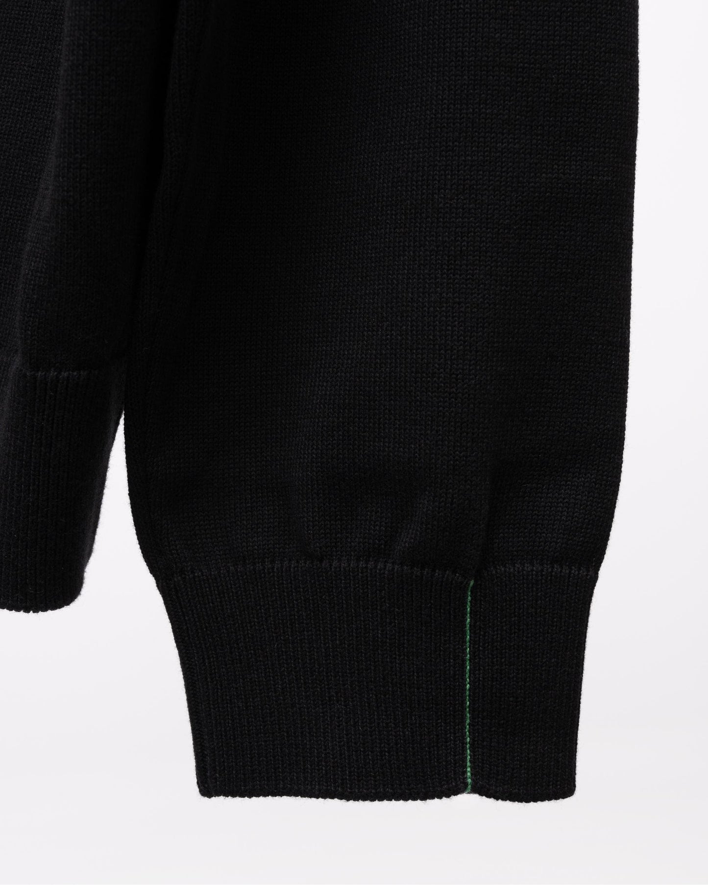 Half Zip Logo Mens Sweatshirt - Black 031