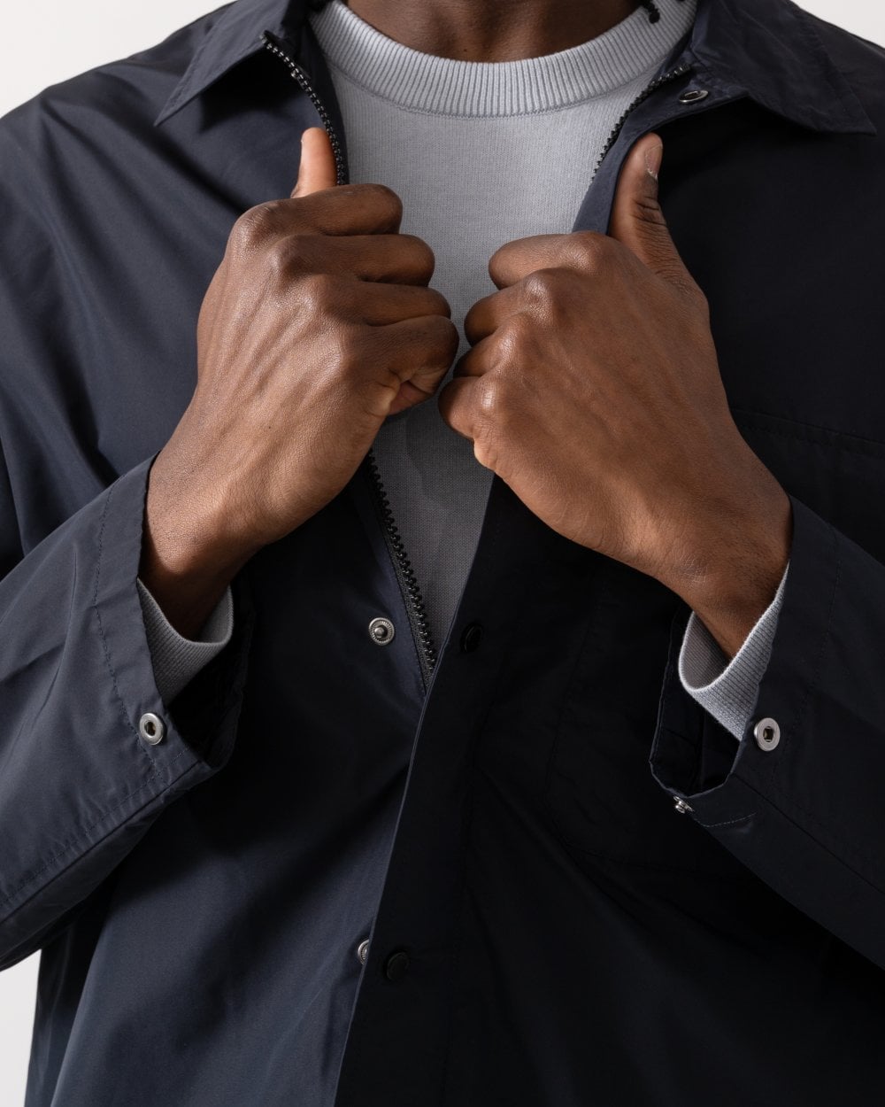 Mens Overshirt - Deep Navy UB101