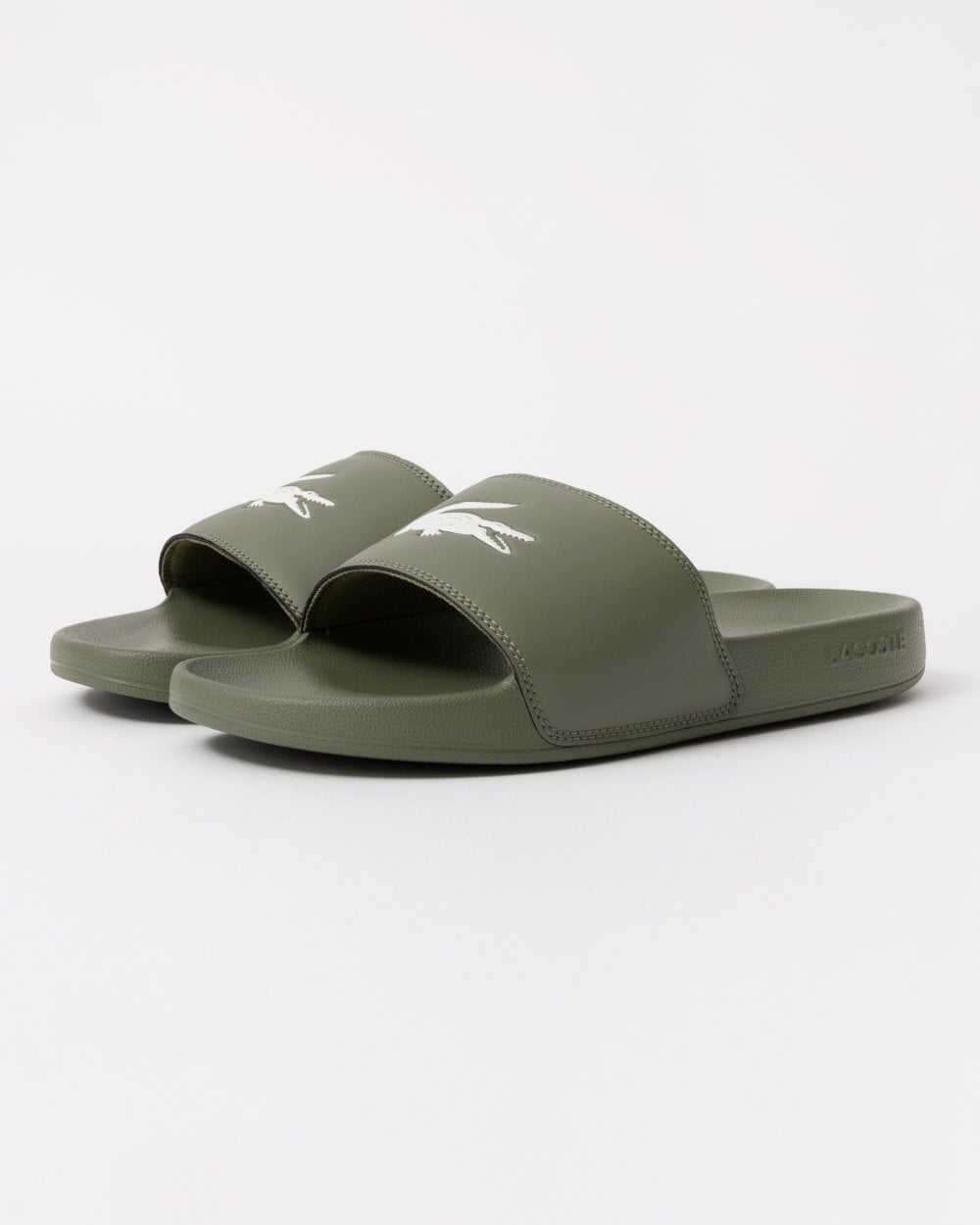 Mens Serve Sliders - Khaki/White 255