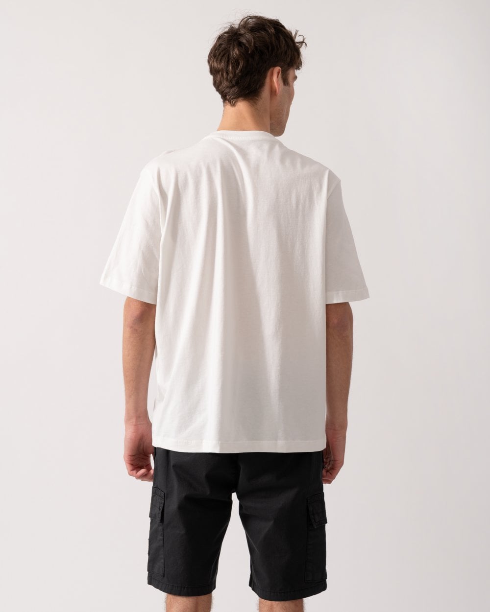 Mens AX Diamond Logo T-Shirt - Off White U0009