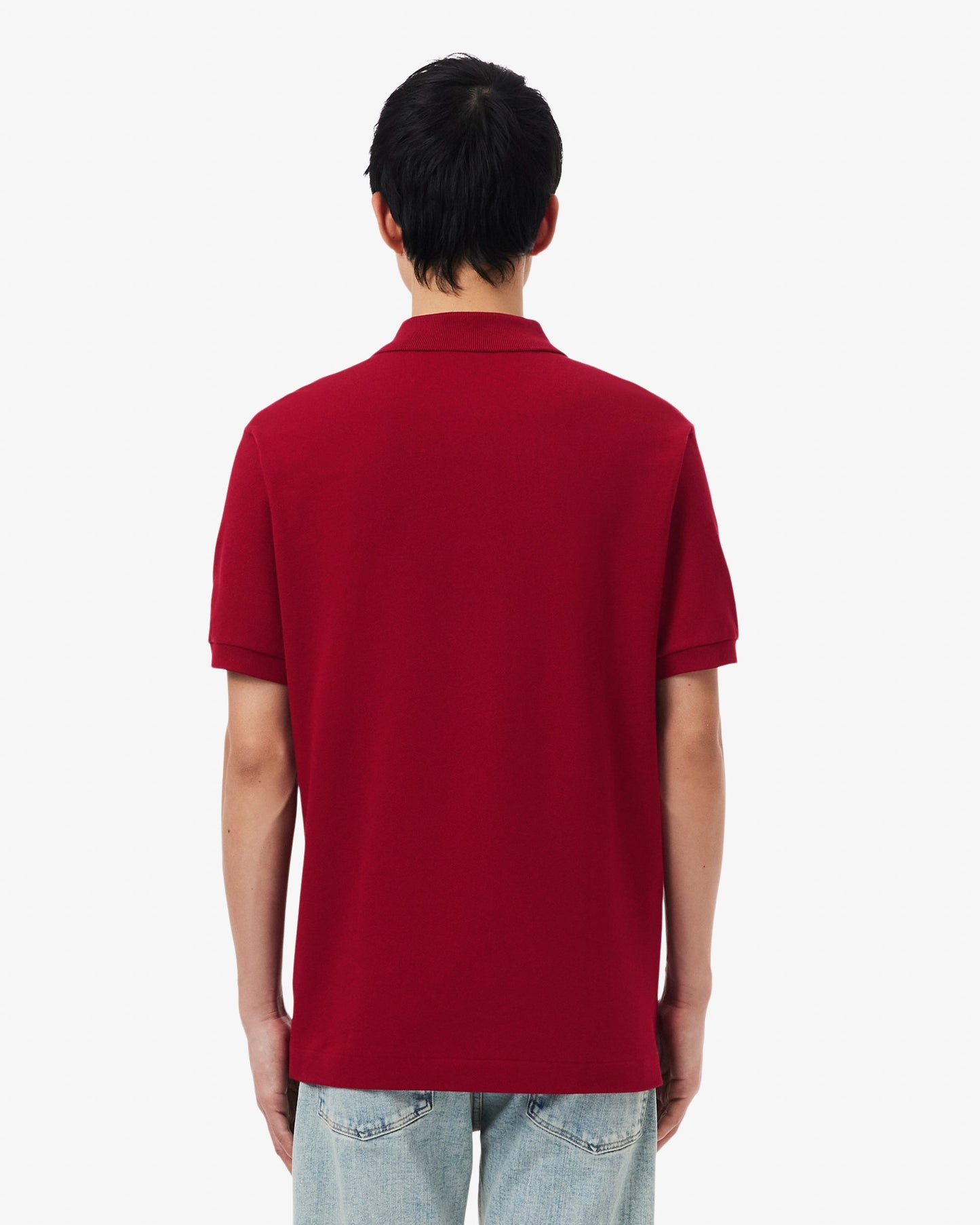 Classic Fit L.12.12 Mens Short Sleeve Polo Shirt - Bordeaux 476