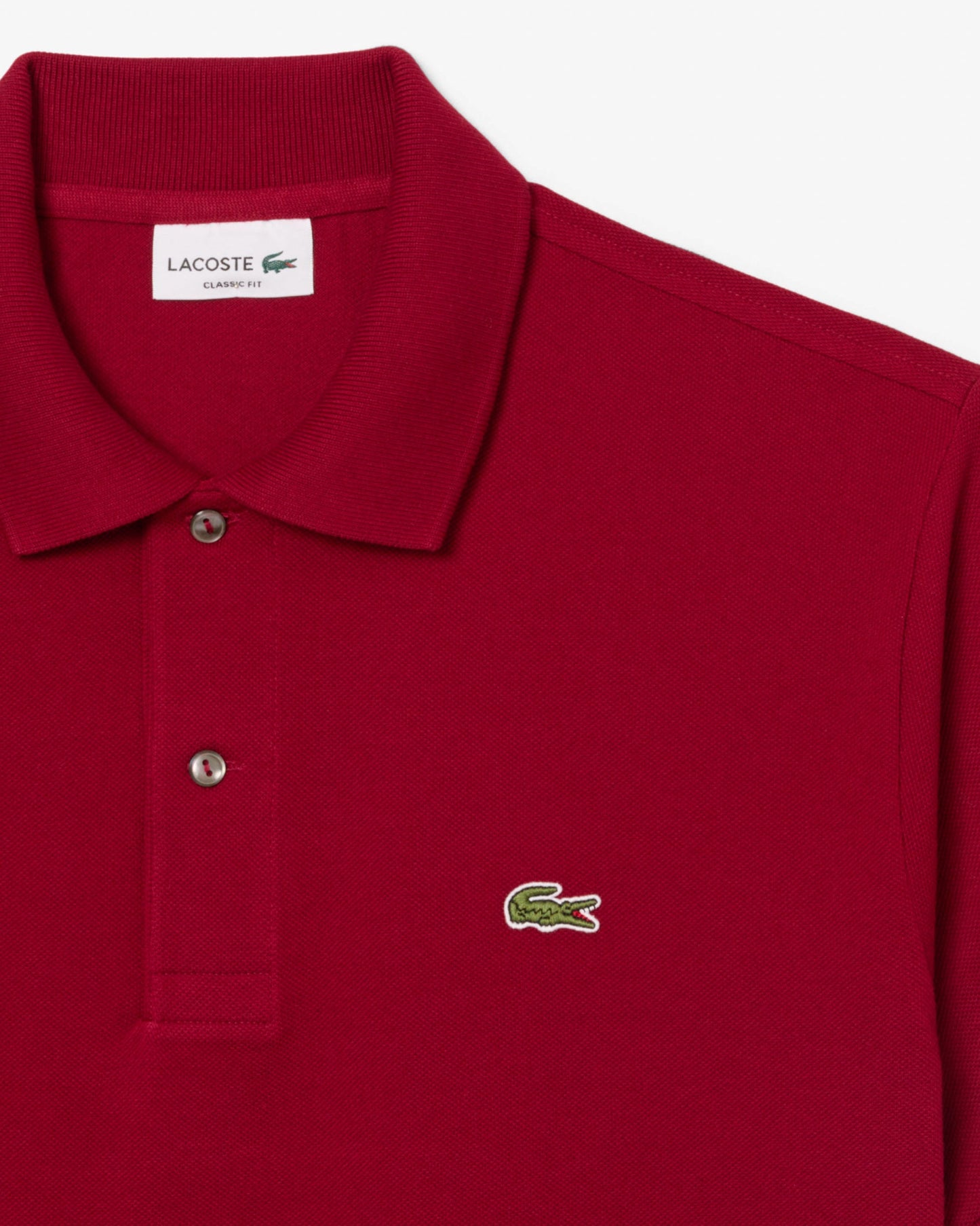 Classic Fit L.12.12 Mens Short Sleeve Polo Shirt - Bordeaux 476