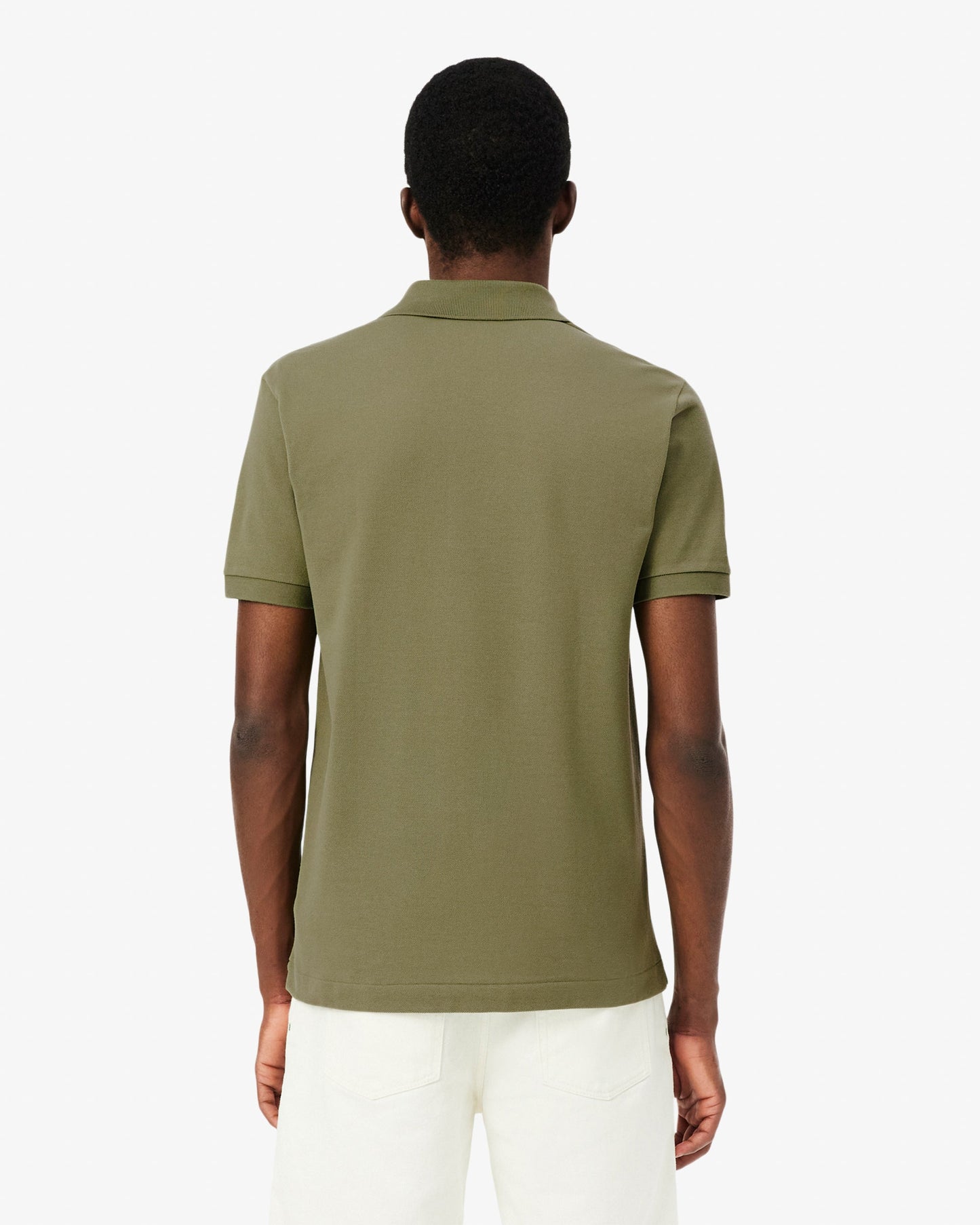 Classic Fit L.12.12 Mens Short Sleeve Polo Shirt - Khaki BMY