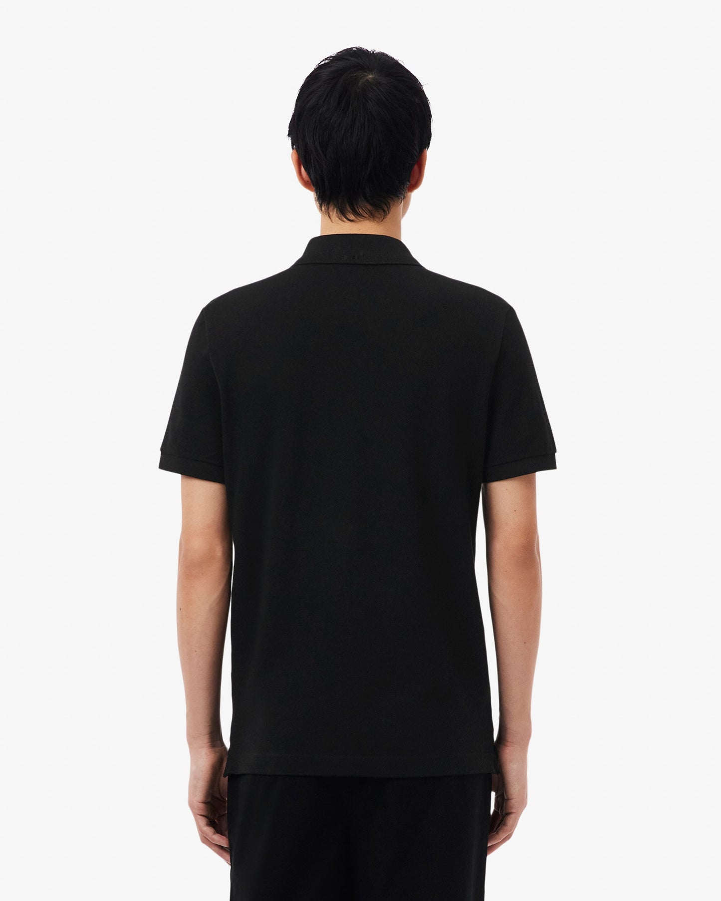 Mens Original L.12.12 Slim Fit Petit Piqué Cotton Polo Shirt - Black 031