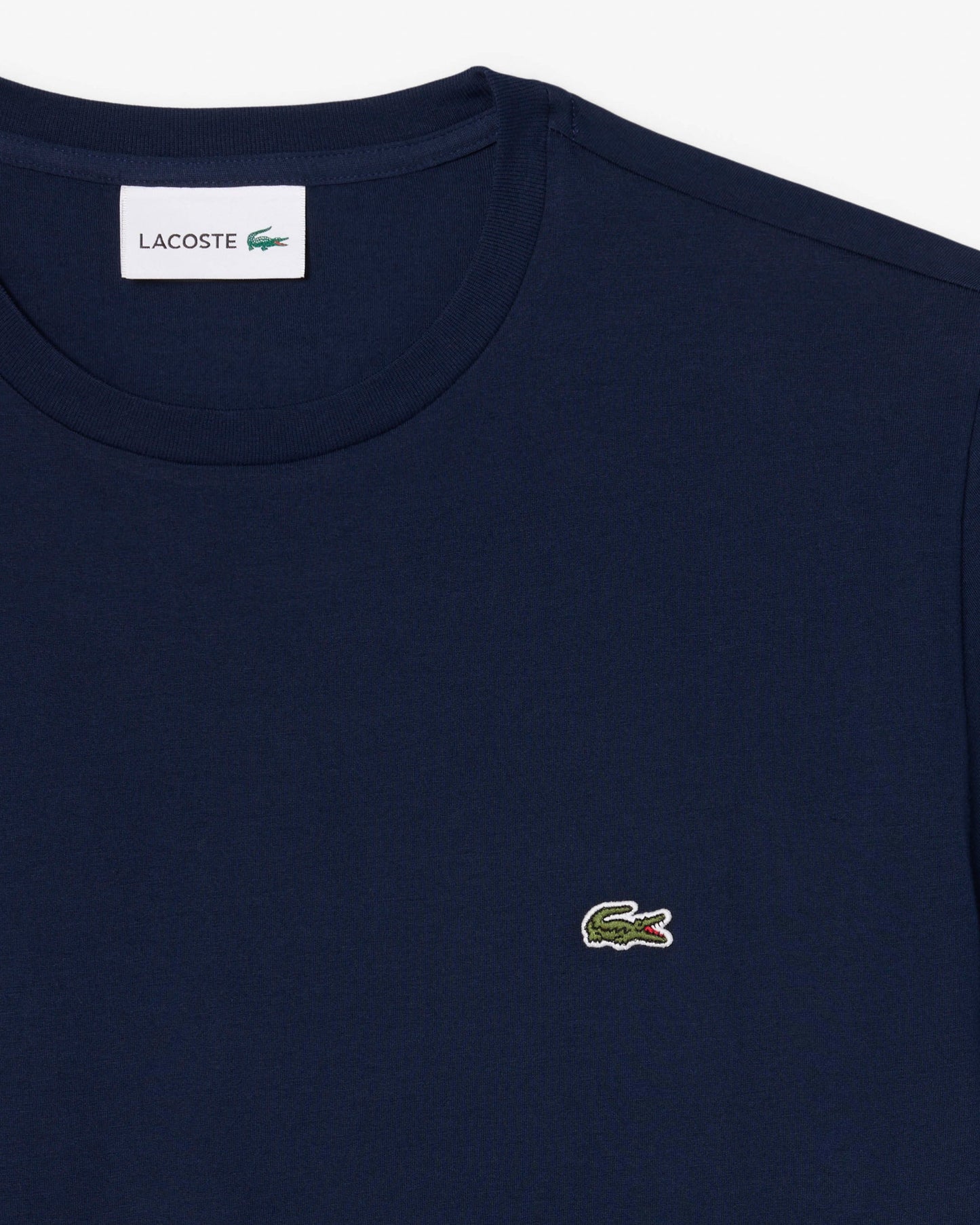 Mens Crew Neck Pima Cotton Jersey T-Shirt - Navy Blue 166