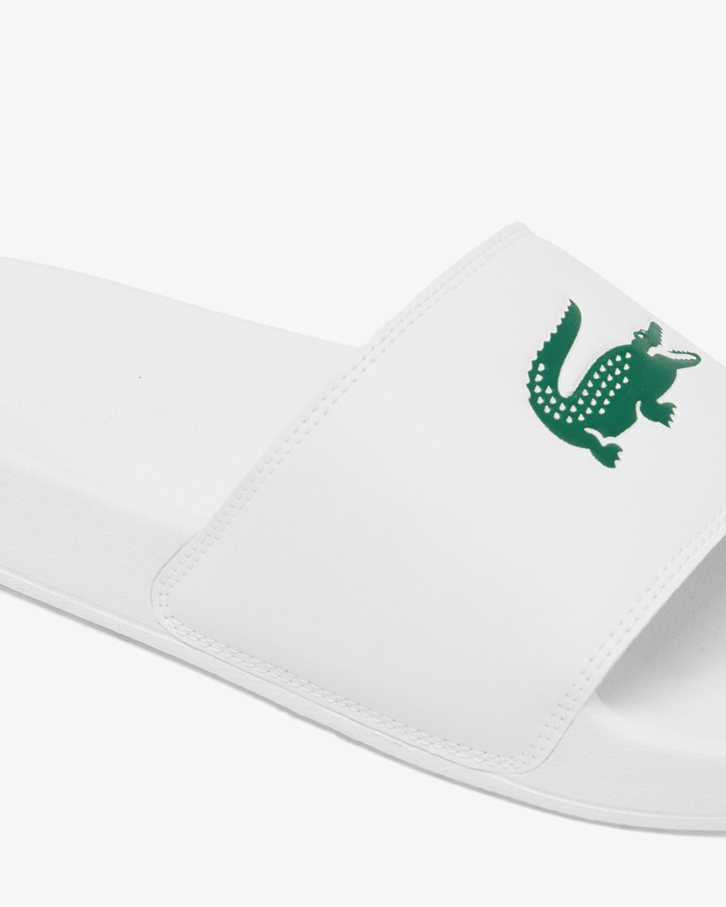 Mens Serve Sliders - White/Green 082