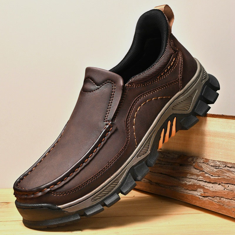 45% OFF Men's Handmade Genuine Leather Orthopedic Walking shoes