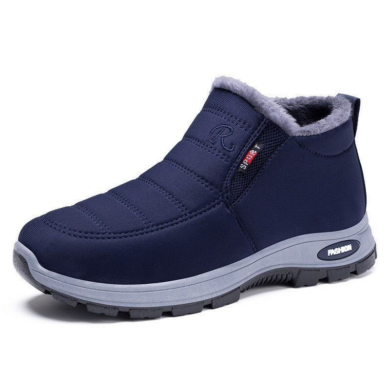 Women's Slip-On Fleece-Lined Winter Boots  Warm, Waterproof & Anti-Slip