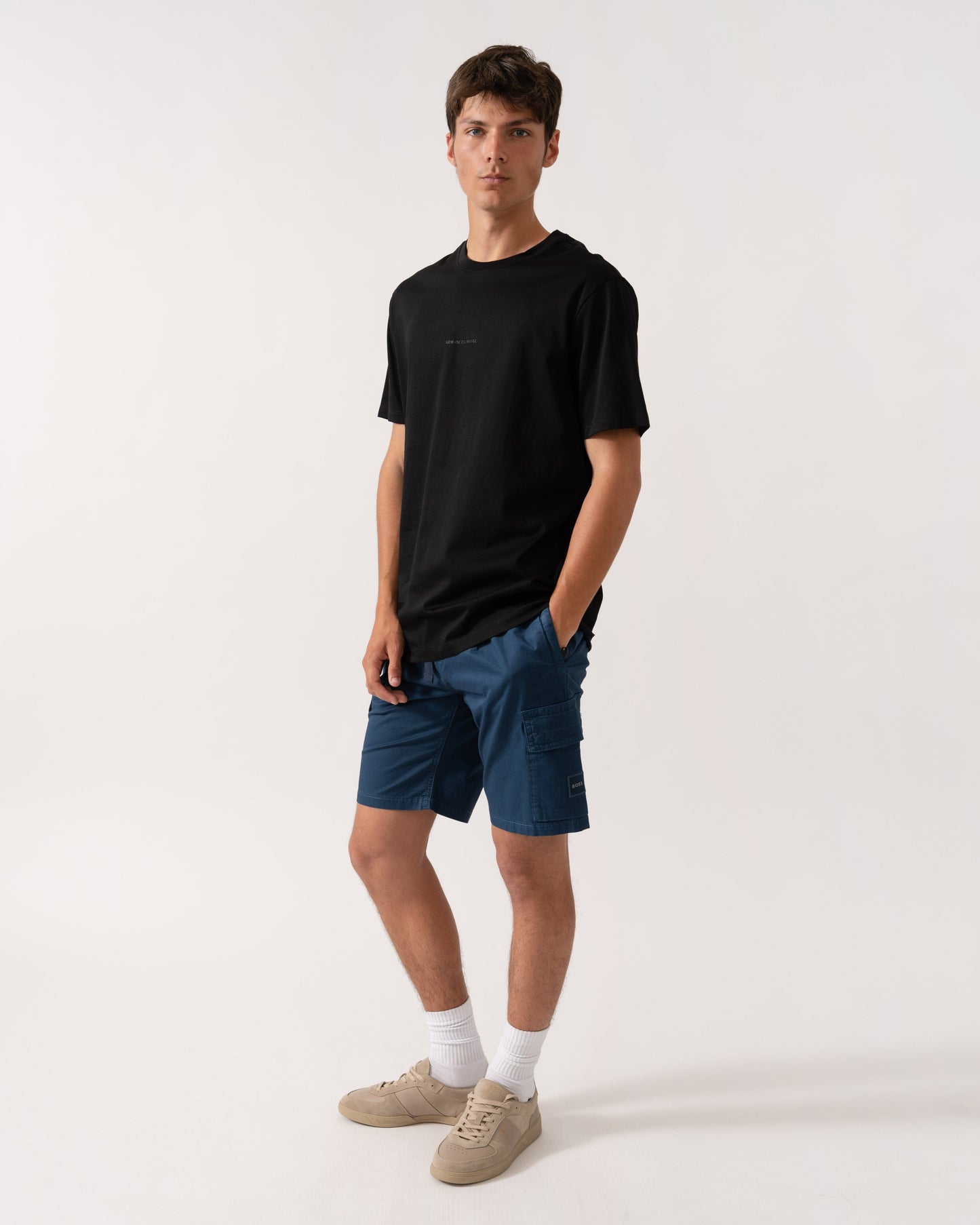 Mens Regular Fit Mercerised Cotton T-Shirt - Black UC001
