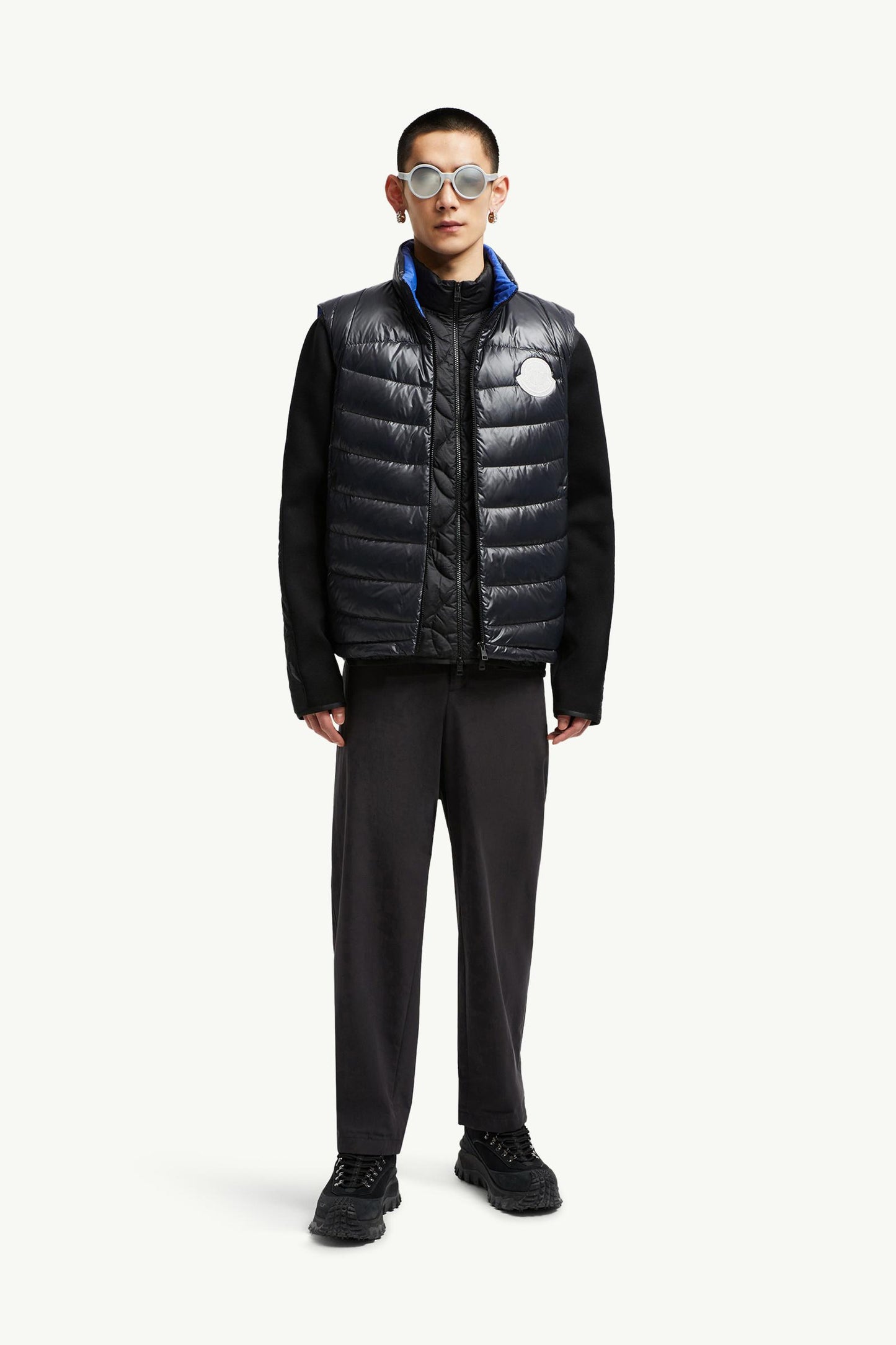 Menelao Hooded Curvy-Quilted Down Gilet
