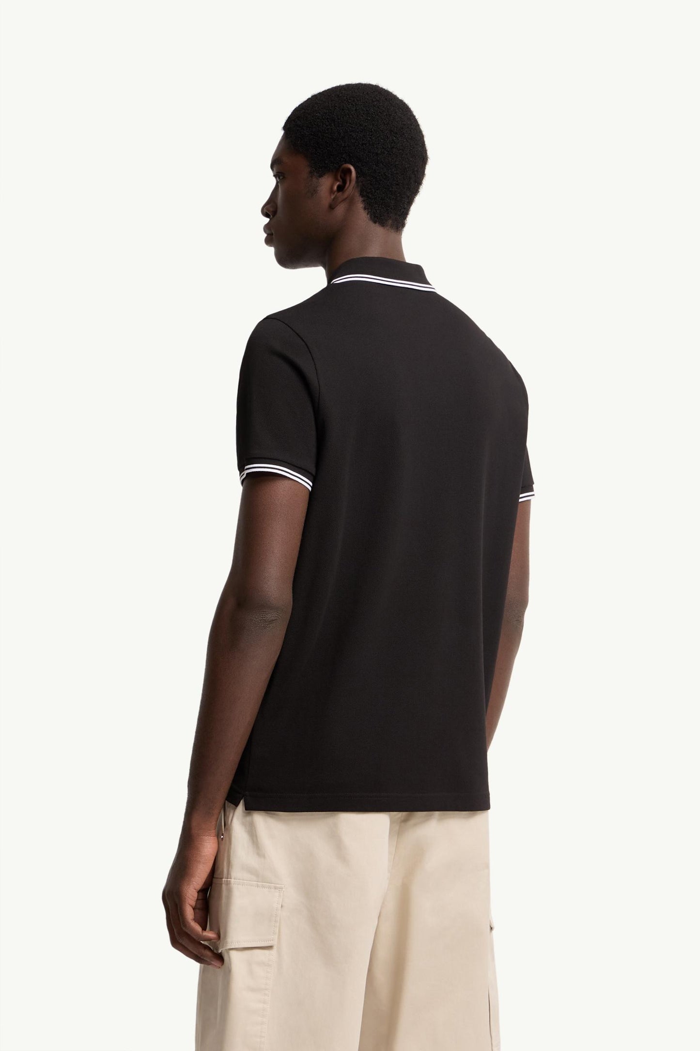 Logo Patch Cotton Polo Shirt