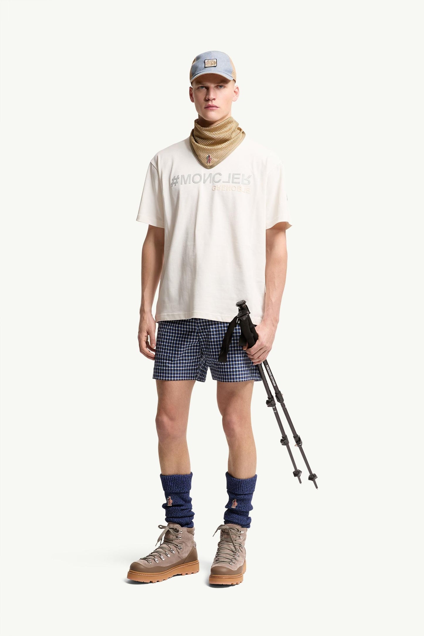 Mirrored Logo Cotton T-Shirt