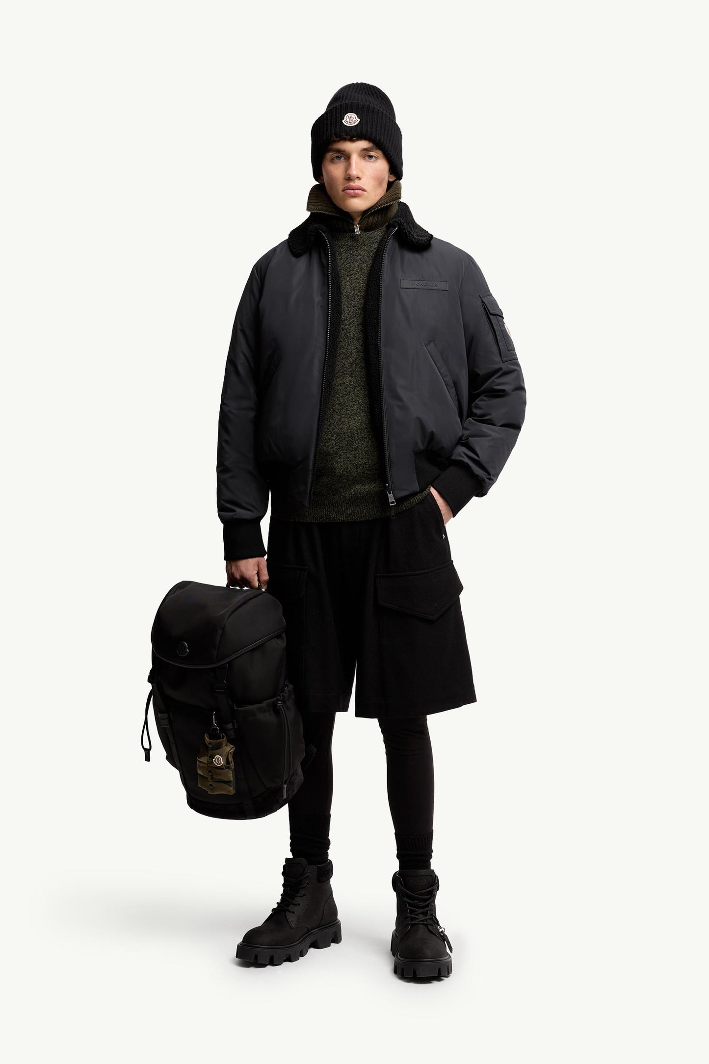 Maulevrier Reversible Teddy Aviator Jacket
