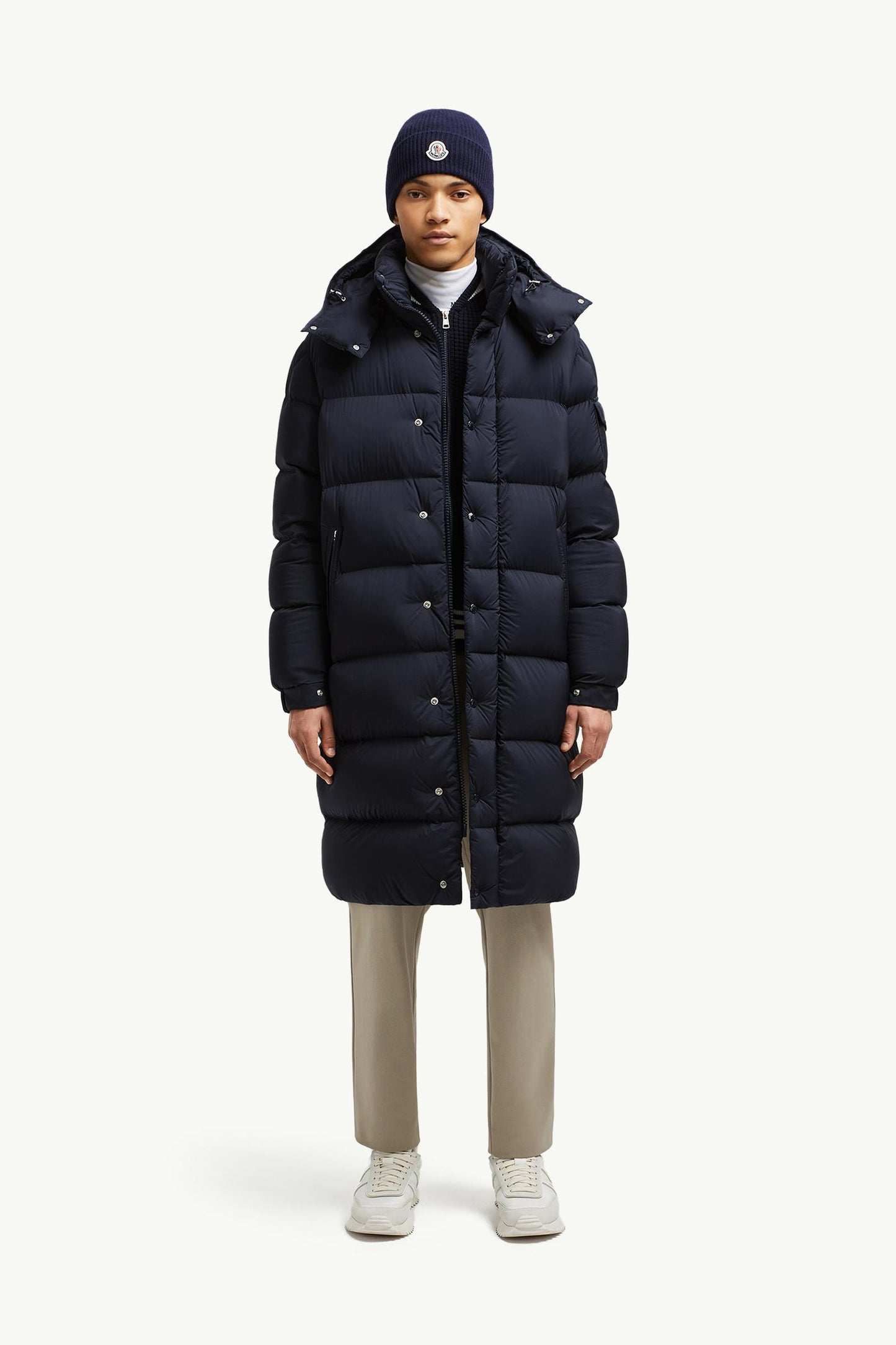 Hanoverian Hooded Long Down Jacket