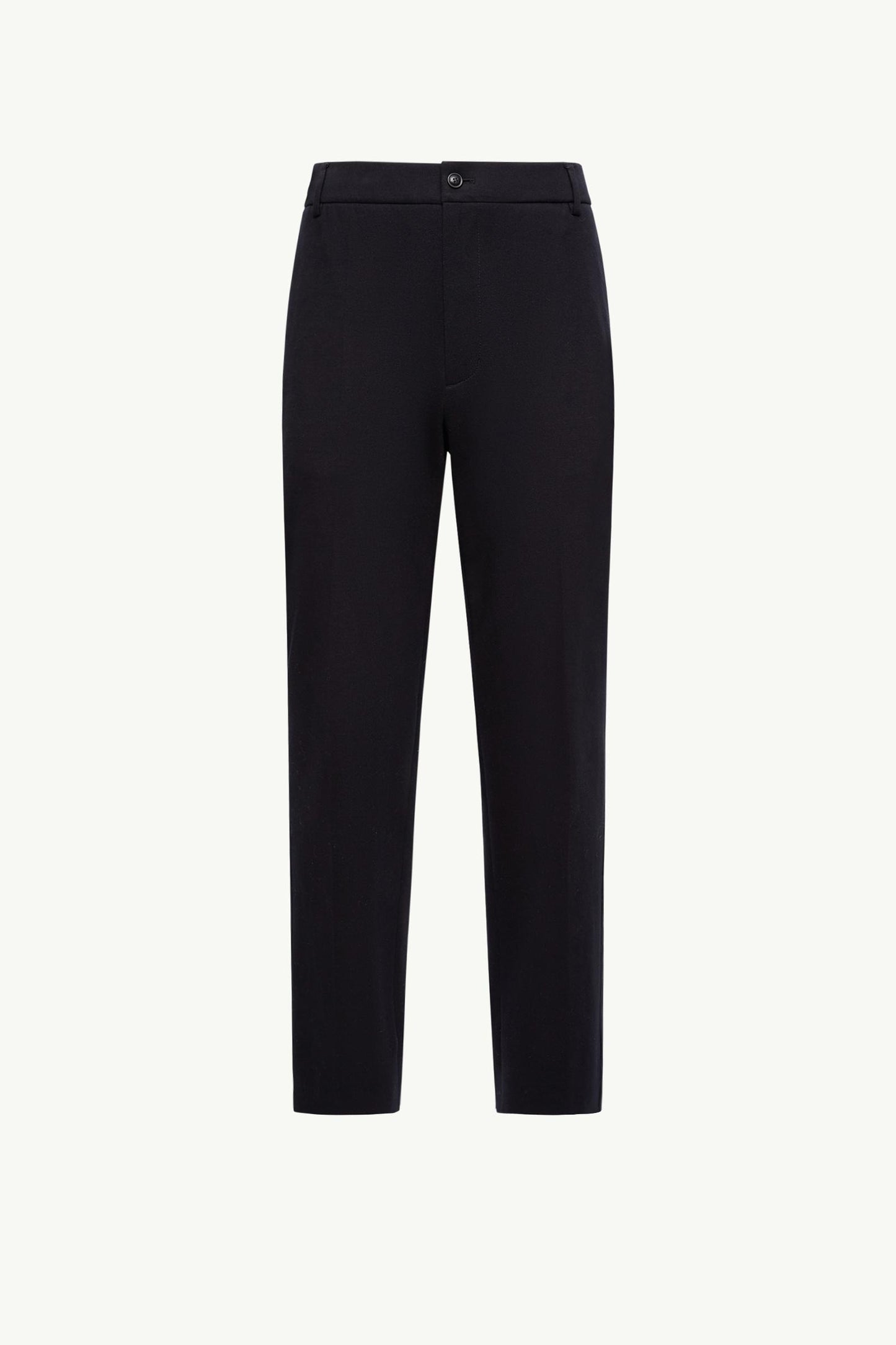Cotton Blend Tailored Trousers