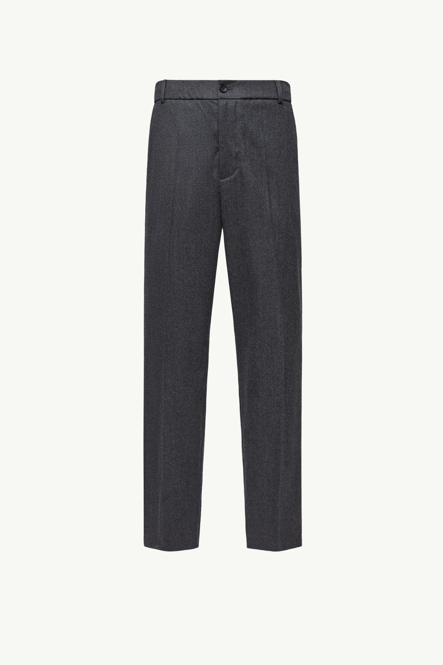 Wool Flannel Tailored Trousers