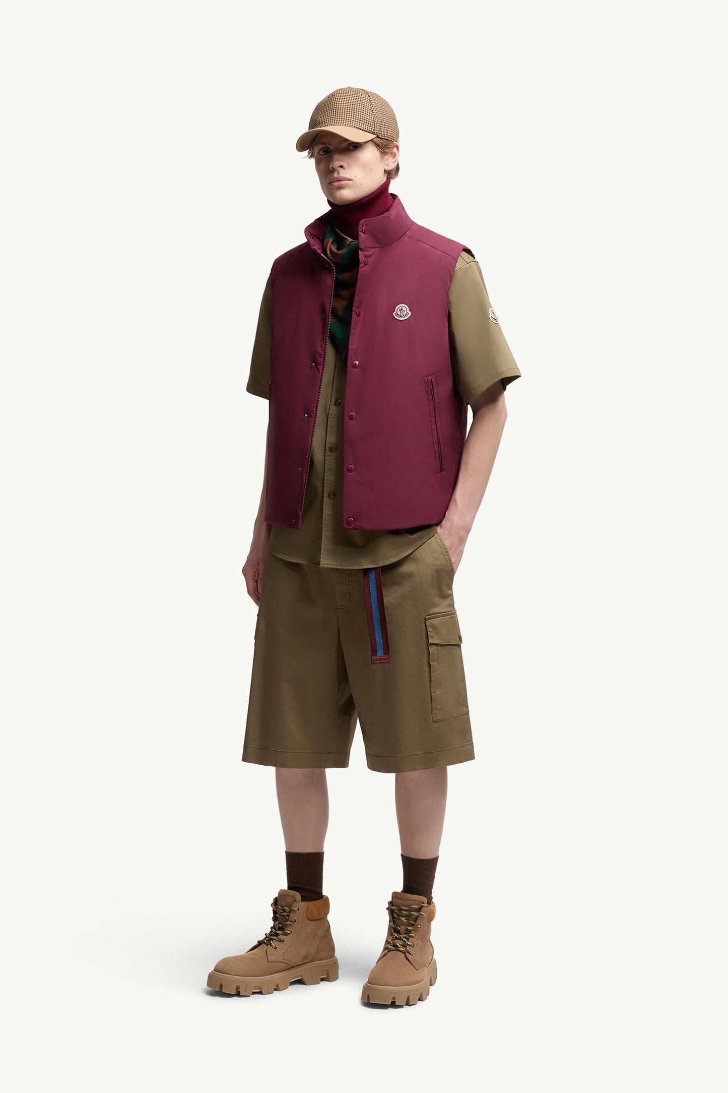 Cotton Gabardine Cargo Shorts