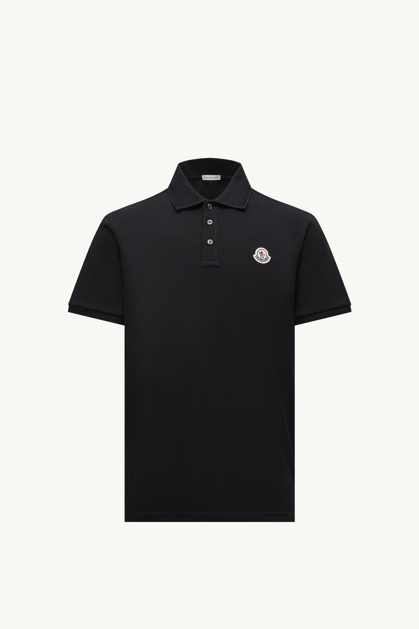 Logo Patch Cotton Piquet Polo Shirt