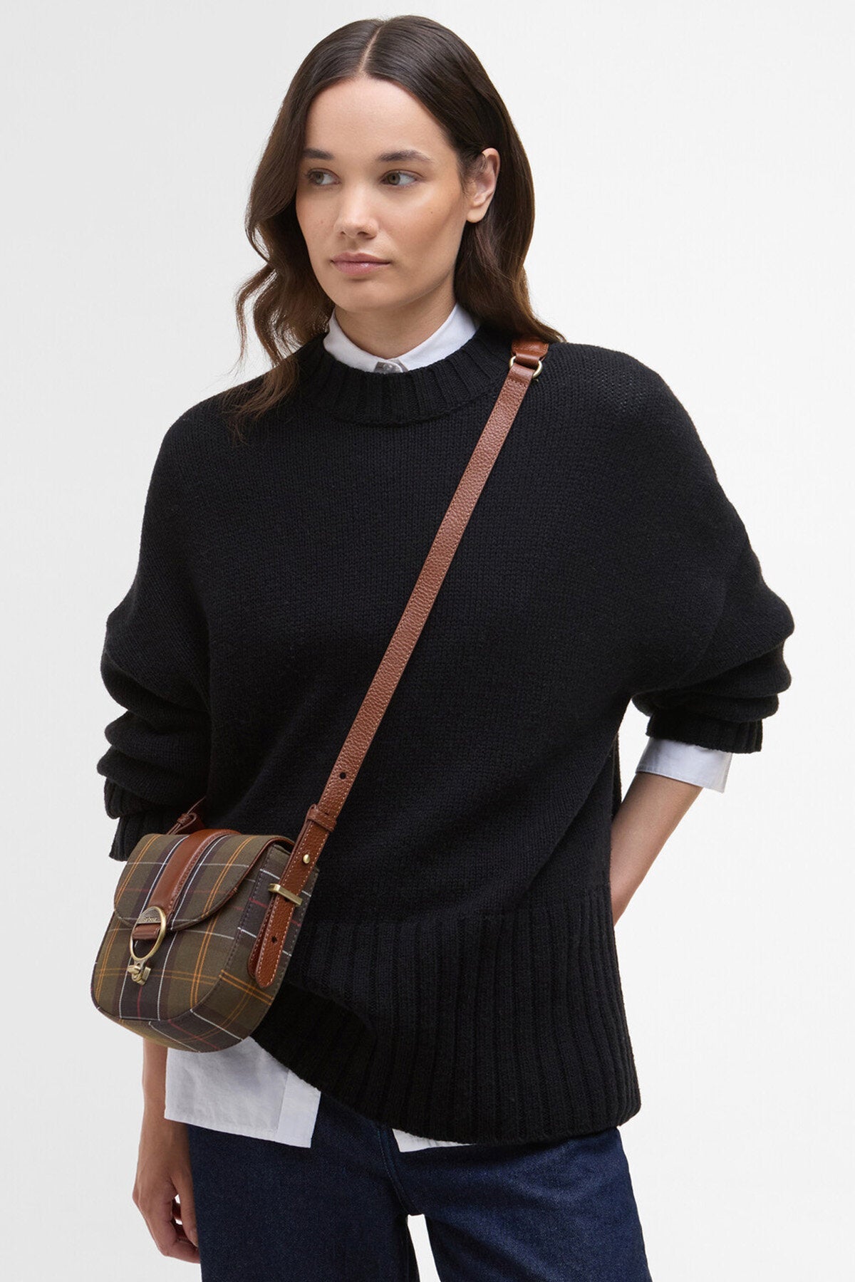 Barbour Elm Tartan Crossbody Bag