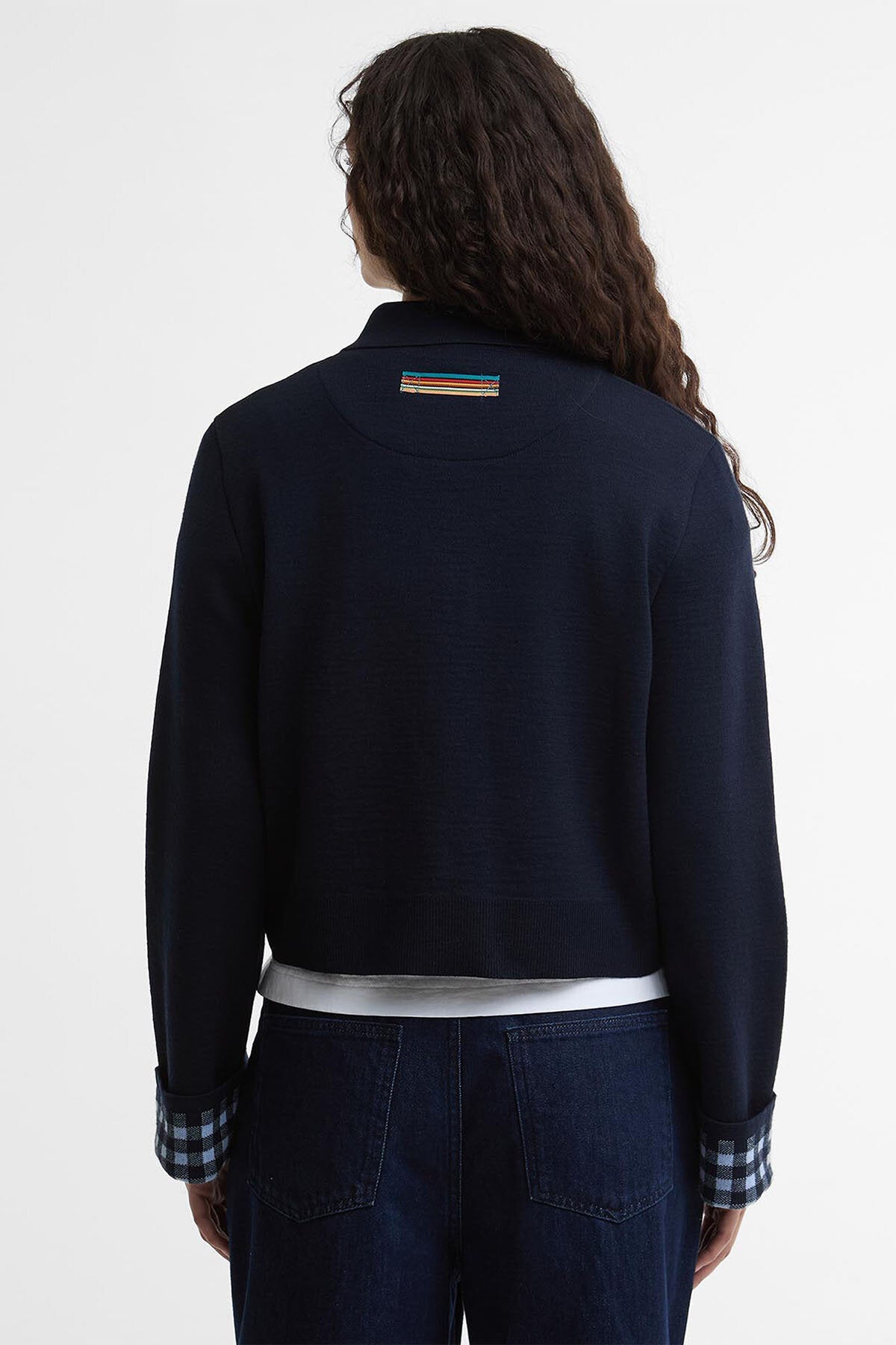 Paul Smith Loves Barbour Whitby Knitted Zip Through Cardigan