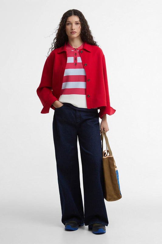 Paul Smith Loves Barbour Felton Striped Knitted Polo