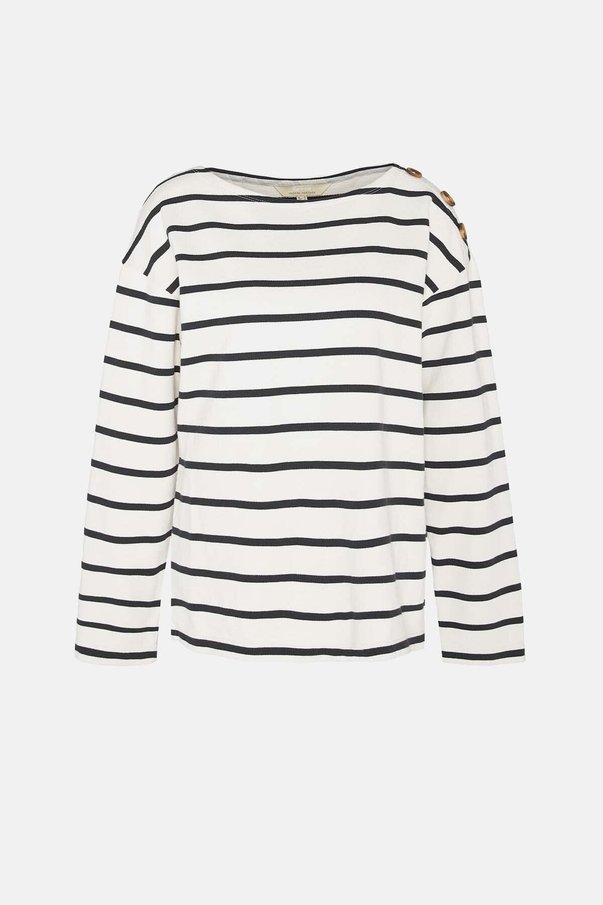 Caroline Striped Sweatshirt