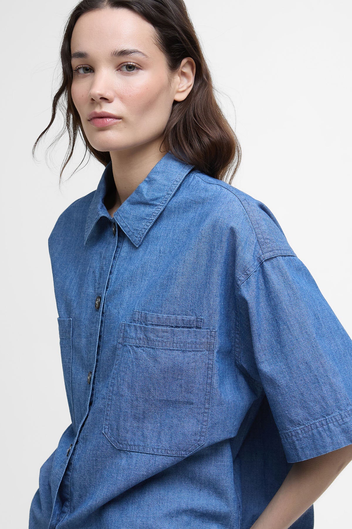 Melanie Oversized Short-Sleeved Shirt