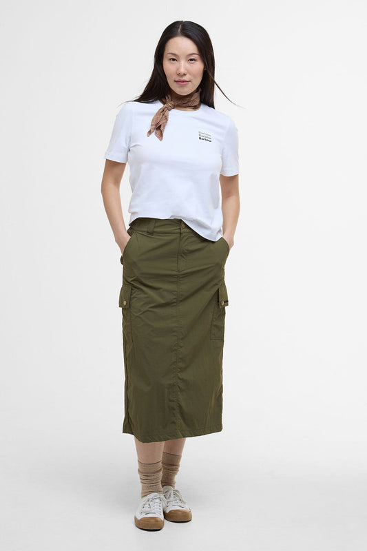Barbour Penshaw Cargo Midi Skirt