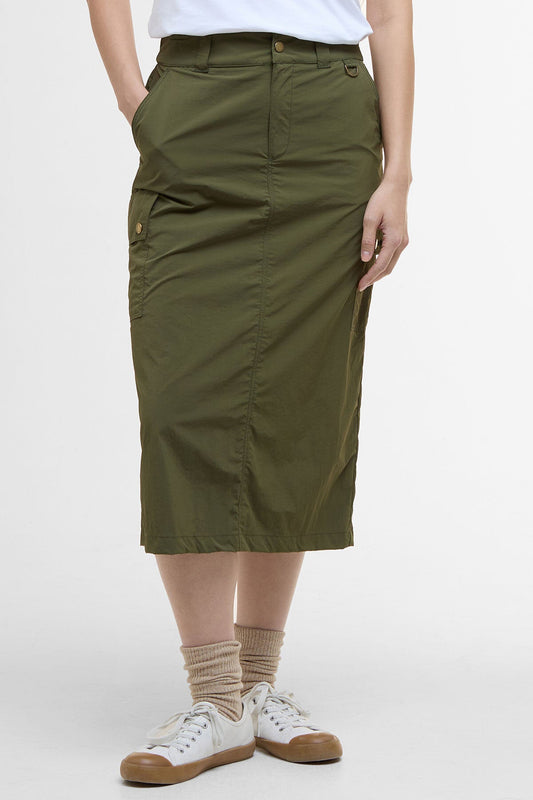 Barbour Penshaw Cargo Midi Skirt