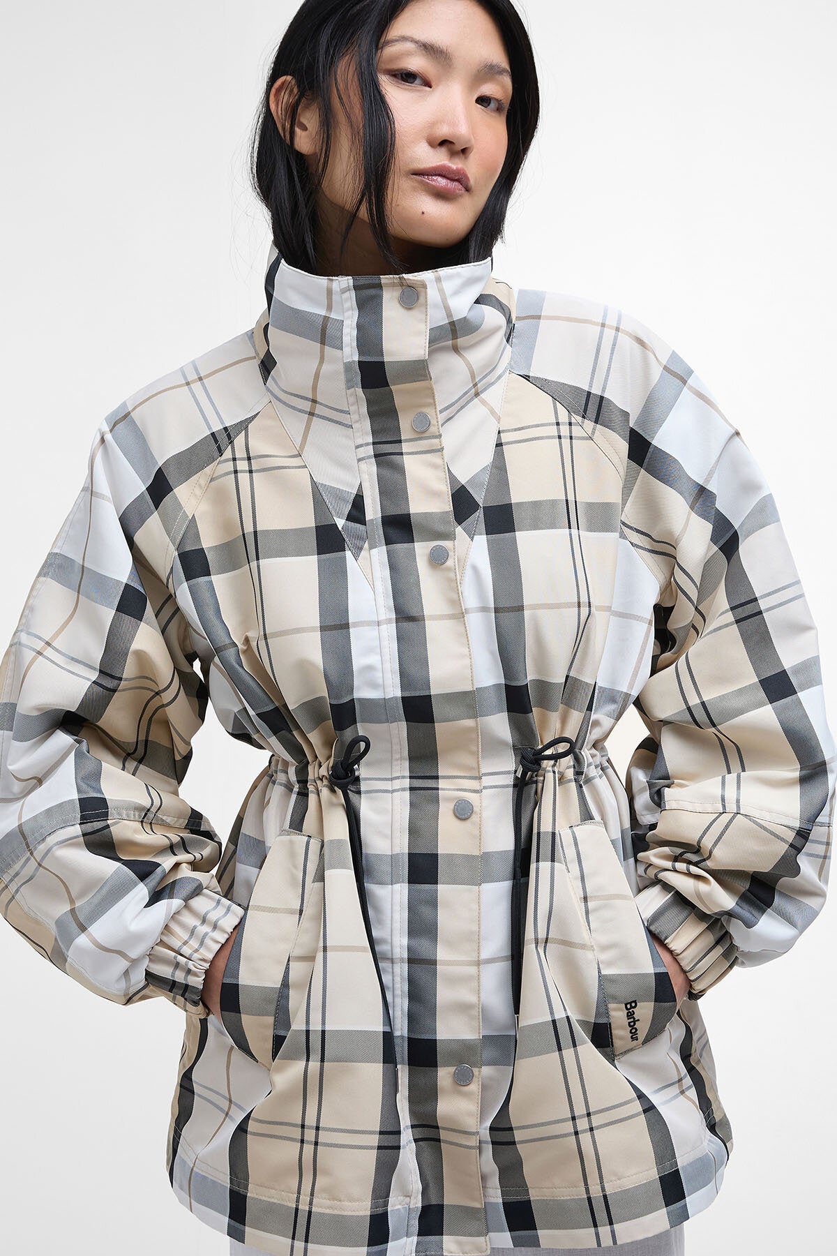 Barbour Suri Checked Showerproof Jacket