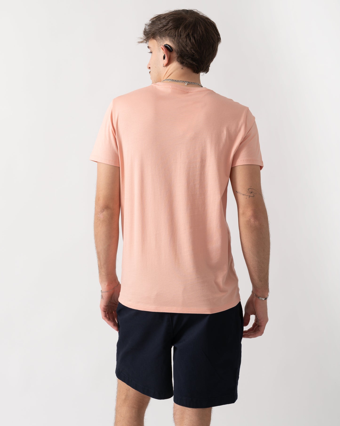 Mens Crew Neck Pima Cotton Jersey T-Shirt - Miami UI2