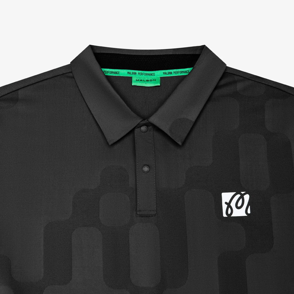 Men Performance Mesh Paneled Polo