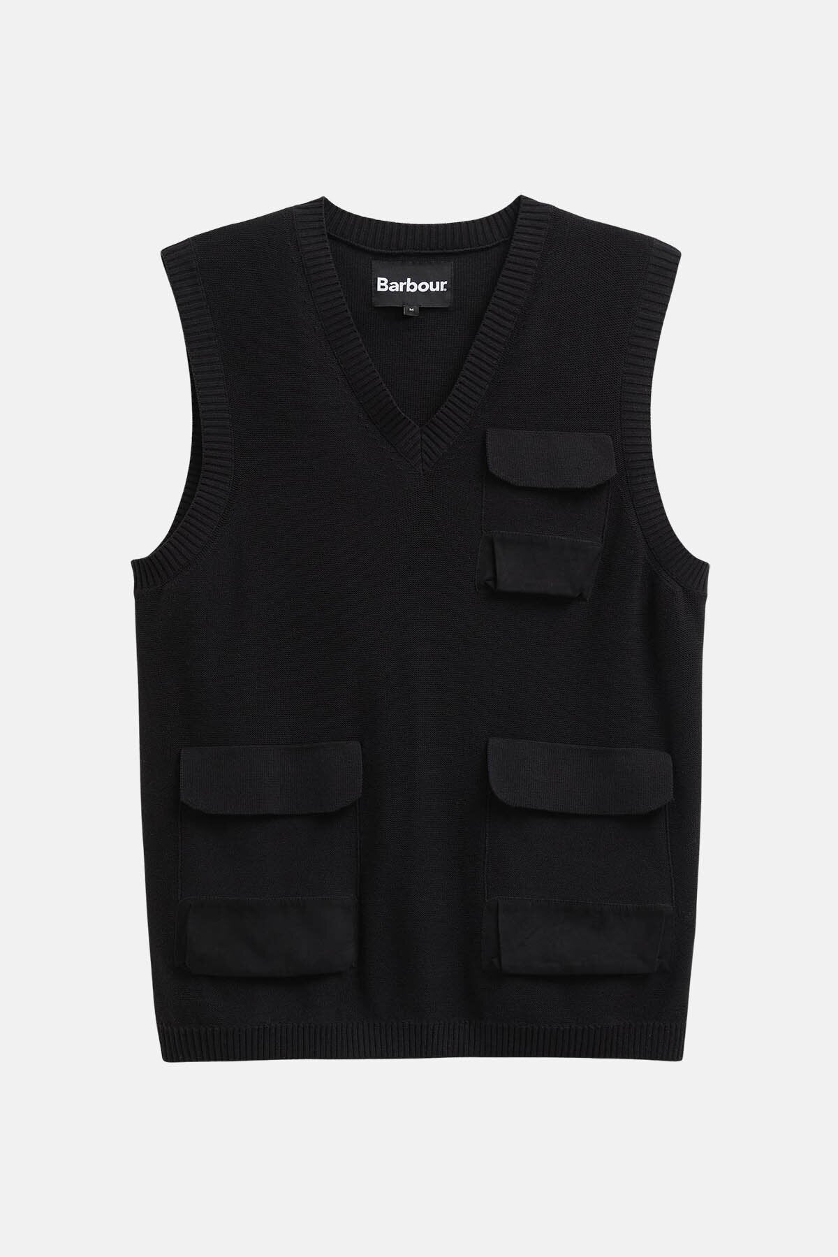 Multi-Pocket Sweater Vest